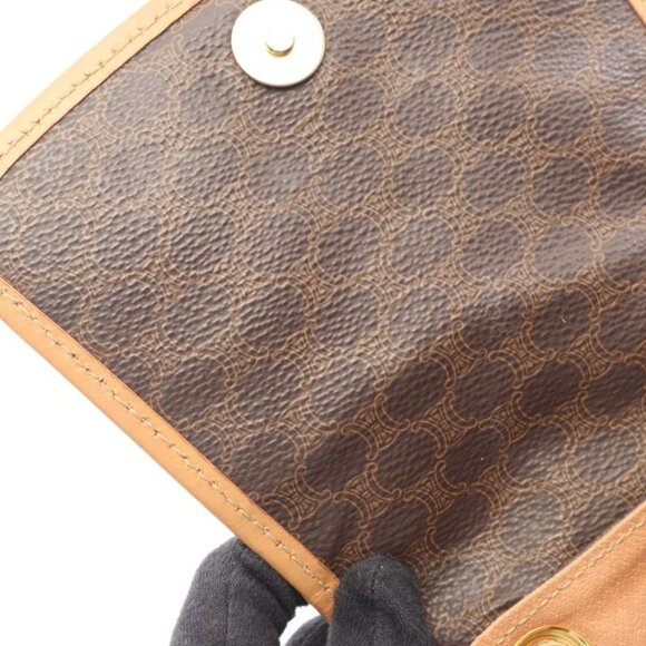 Celine Rucksack Sac Backpack Macadam Dark Brown Leather main image 6
